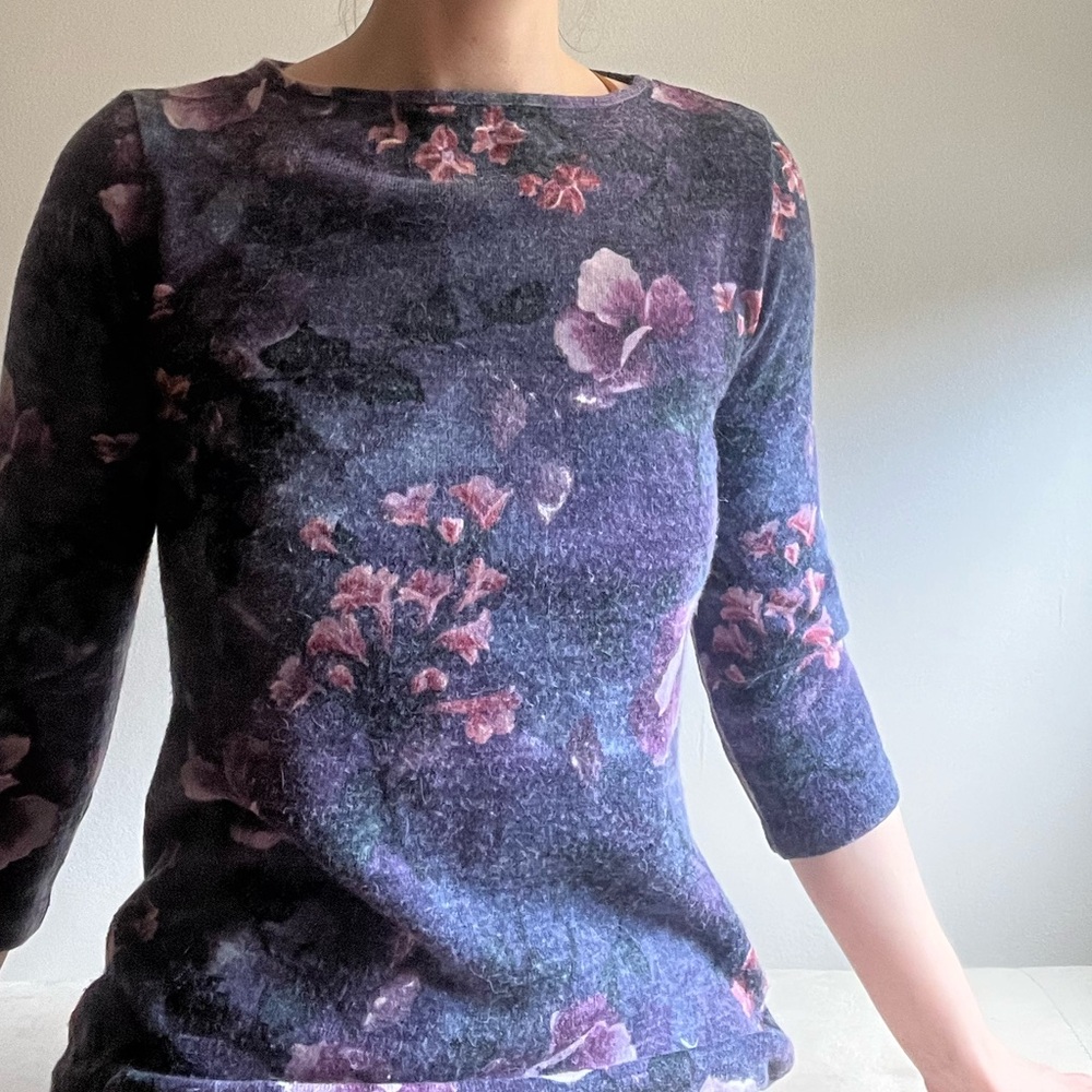 Dark Academia Wool Blend Top